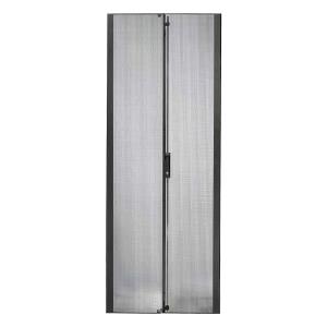 Netshelter Sx 42u 750mm Wide Perforated Split Doors Black