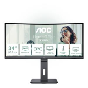 Curved USB-C Monitor - CU34P3CV - 34in - 3440x1440 (WQHD) - 4ms Speakers