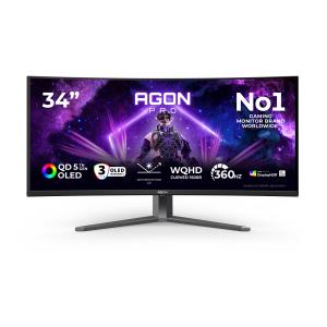Gaming Curved USB-C Monitor - AGP346UCSD - 34in - 3440x1440 (WQHD) - QD-OLED 0.03ms