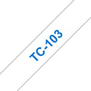 Tape 12mm Lami Blue On Clear (tc103)