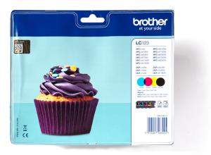 Ink Cartridge - Lc123 - Multipack - 600 Pages - Black / Cyan / Magenta / Yellow