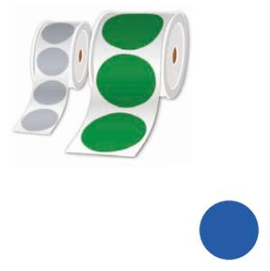 Rolls Of Pre-cut Circular Labels Blue 25mm - 1000 Labels/roll