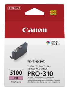 Ink Tank - Pfi-5100pm - Standard Capacity - 14.4ml - Photo Magenta