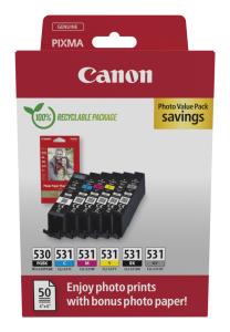 Ink Cartridge - Pgi-530/ Cli-531 - Standard Capacity - Photo Value Pack