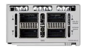 Catalyst 9300 4 X 40g/100g Network Module Qsfp+/qsfp28