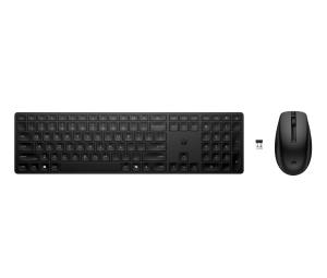 Wireless Keyboard and Mouse 650 - Black - Arabic