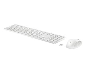 Wireless Keyboard and Mouse 655 Combo - White - Azerty Belgian