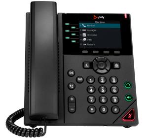 Business Ip Phone VVX 350 6-line With Dual 10/100/1000 Ethernet Ports. Poe Only. ShIPS Without Psu