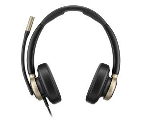 Poly Mission 825 Wired Headset - Stereo - USB-C/A - Bulk