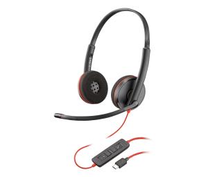 Headset Poly Blackwire C3220 - Stereo - USB-C + Carry Case