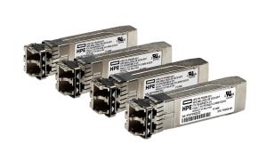 HPE MSA 25GB SFP28 Short Range 4-pack iSCSI Transceiver