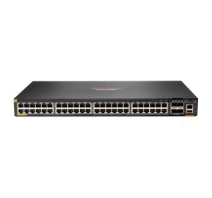 Aruba 6200F 48G Class4 PoE 4SFP+ 370W Switch, 48x 10/100/1000BASE-T Class 4 PoE ports 4x 1/10G SFP ports