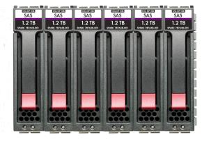HPE MSA 60TB SAS 12G Midline 7.2K LFF (3.5in) M2 1 Year Wty 6-pack HDD Bundle