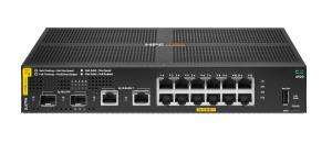 Aruba 6100 12G Class4 PoE 2G/2SFP+ 139W Switch, 12x ports 10/100/1000BASE-T Ports 2x 1G/10G SFP ports 2x 1GbE ports