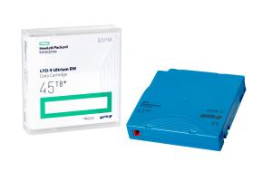 HPE LTO-9 Ultrium 45TB RW Non Custom Labeled Library Pack 20 Data Cartridges with Cases