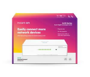 Aruba Instant On 1430 8G Switch, 8 RJ-45 10/100/1000 ports
