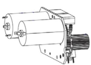 Kit Ribbon Drive System For Ze500 Rh Series For Units With Ribbon Drive Motor