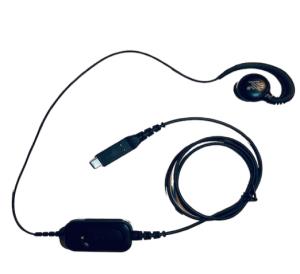 Headset - Ppt - Mono - USB-c - Black With Ptt Button And Volume Control