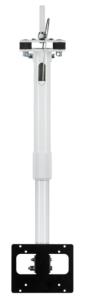 Ceiling Mount - Telescoping Mount - Vesa Compatible - Adjustable 18-32in - White