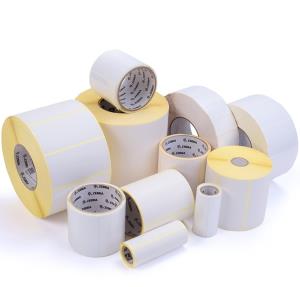 Z-perform 1000 Labels - 80x80mm - Thermal Transfer - Uncoated - Permanent Adhesive - 25mm Core - Box Of 4 Rolls