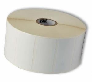 Z-perform 1000 Labels - 40x21mm - Direct Thermal - Uncoated - Permanent Adhesive - 25mm Core - Box Of 12 Rolls