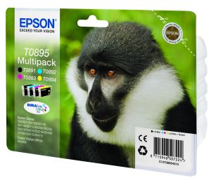 Ink Cartridge - T0895 - Black/ Yellow/ Cyan/ Magenta