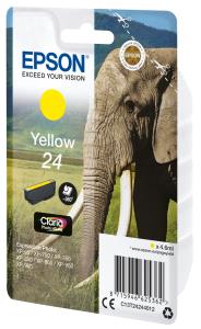 Ink Cartridge - 24 Elephant - 4.6ml - Yellow 24 Rf/am Tags