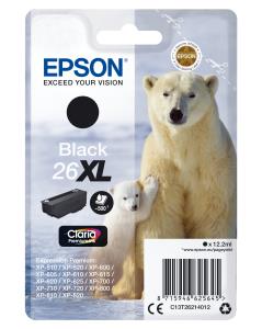 Ink Cartridge - 26xl Polar Bear - 12.2ml - Black Sec