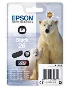 Ink Cartridge - 26 Claria - 4.7ml - Black Sec
