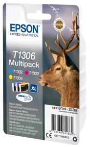Ink Cartridge  - T1306 Stag Xl - 10.1ml - Cyen/ Magenta/ Yeloow