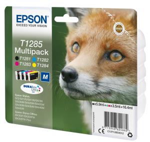 Ink Cartridge - T1285 Fox 3.5ml/ 5.9ml - Cyan/yellow/ Magenta/ Black