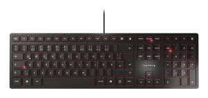 KC 6000 SLIM Keyboard - Corded USB - Black - Qwertzu German