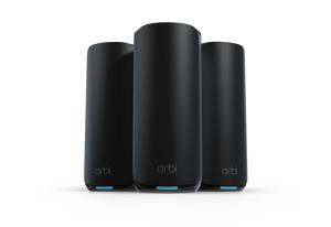 Orbi RBE873B Tri-band Wi-Fi 7 Mesh System (1x Router + 2x Satellite) Black
