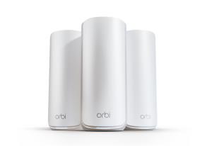 Orbi RBE873 Tri-band Wi-Fi 7 Mesh System (1x Router + 2x Satellite) White