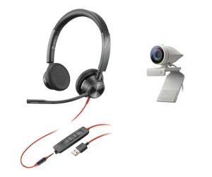 Studio P5 Webcam With Blackwire 3325 Headset