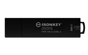 Ironkey D500s - 256GB USB Stick - USB 3.2 - FIPS 140-3 Level 3 (pending) - Aes 256-bit Encrypted