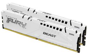 64GB Ddr5 6400mt/s Cl32 DIMM Kit Of 2 Fury Beast White Xmp