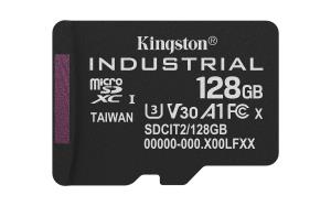 128GB Micro Sdhc Class 10 A1 Pslc Industrial Card Single Pack Without Adapter