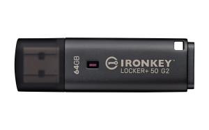 Ironkey Locker+ 50 G2 - 64GB USB Stick - USB 3.2 - FIPS 197 Certified Aes 256-bit Encrypted