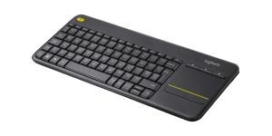 Wireless Touch Keyboard K400 Plus - Black - Qwerty Uk