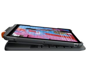 Slim Folio For iPad 7th Generation Graphite Qwerty Ch