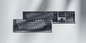 MX Mechanical Wireless Illuminated Performance Keyboard - Graphite US International Qwerty Clicky