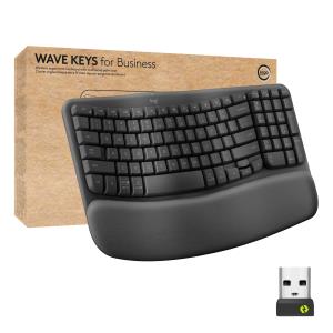 Wave Keys Ergonomic Keyboard Qwerty US/Int''l - Graphite