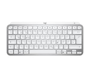 Minimalist Wireless Illuminated Keyboard - MX KEYS MINI - Pale Gray - Qwertz Deutsch