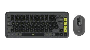 Wireless Combo - Pop Icon - Graphite & Green Qwerty Spanish