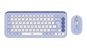 Wireless Combo - Pop Icon - Lilac & Off White Qwerty Int