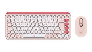 Wireless Combo - Pop Icon - Rose & Off White Qwerty Spanish