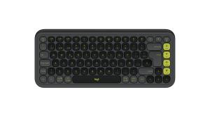Wireless Keyboard - Pop Icon Keys - Graphite & Green Qwerty Spanish