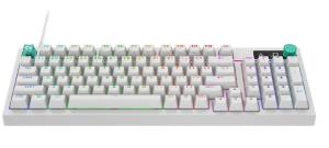 G316 X 98 - USB - Gaming Keyboard - White - Touchscreen - Azerty - French