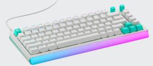 G512 X 75 - USB - TMR Analog / Mechanical Gaming Keyboard - White - Tactile - Qwertz German